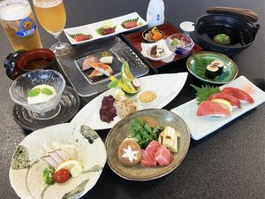 クラフトゆずビールで乾杯!ゆず香るマグロ会席を体験のイメージ